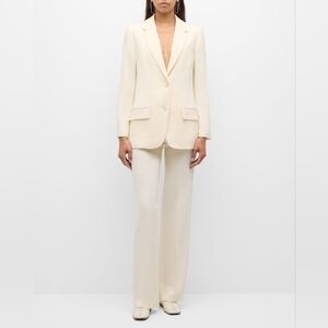 Joseph Mid-Rise Straight-Leg Cady Pants